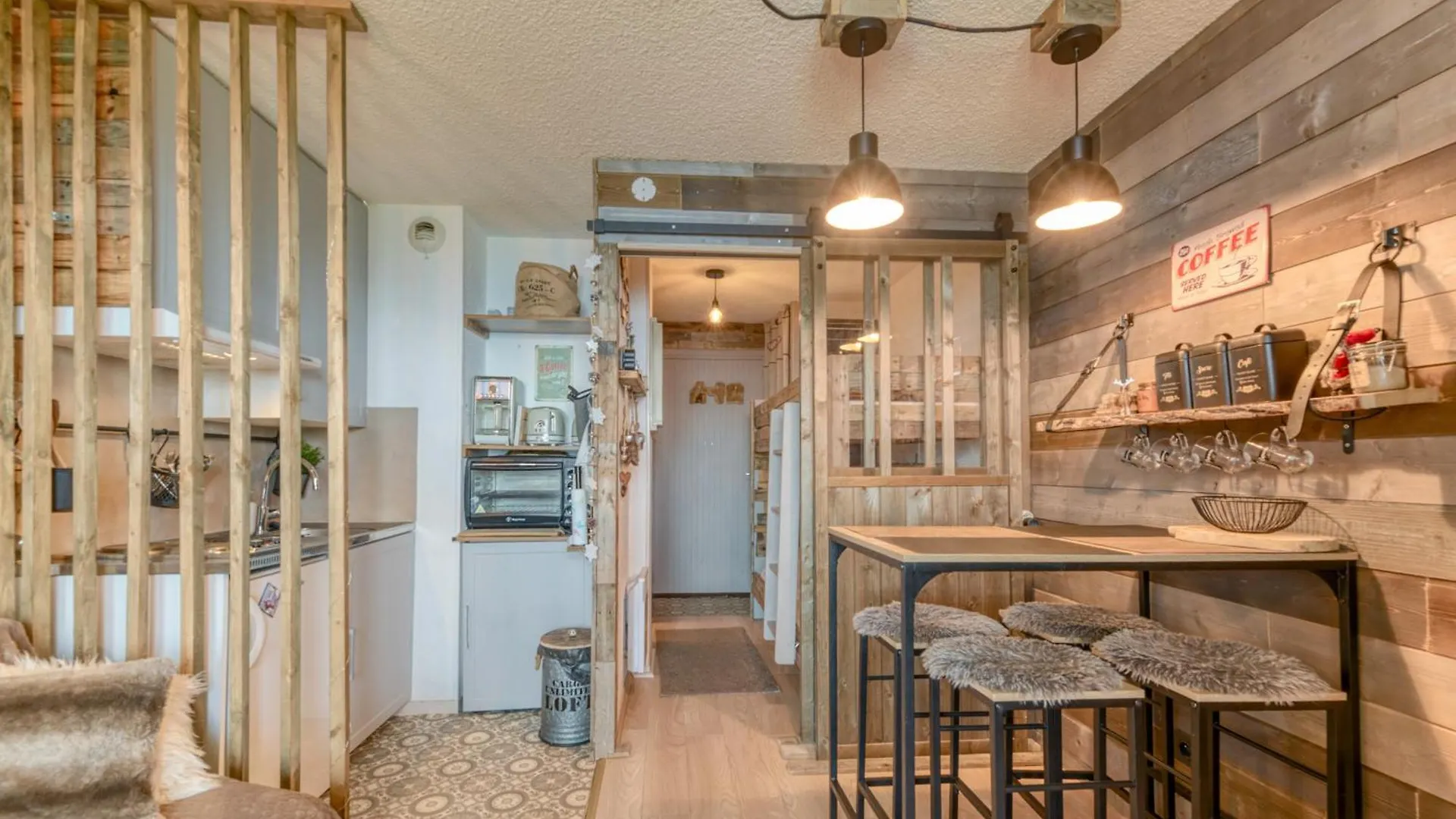 Apartament Studio Montagnard Vue Splendide Alpe D Huez Les Passeaux Alpe d'Huez Francja
