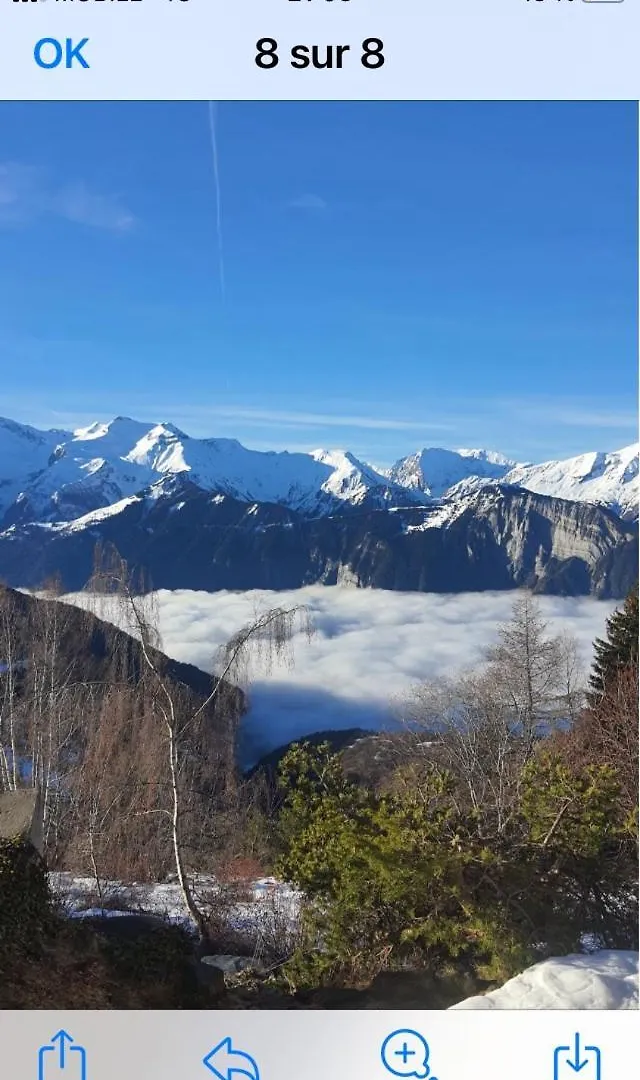 Studio Montagnard Vue Splendide Alpe D Huez Les Passeaux Alpe d'Huez Apartment